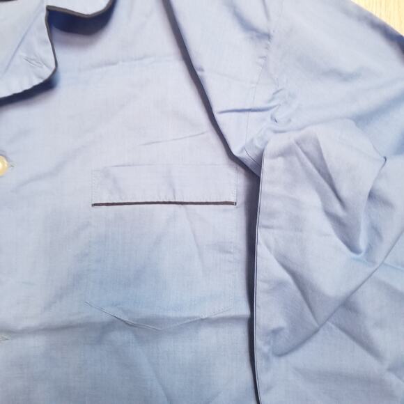 NWT - Hanes Classics Men’s Pajamas Button Up Long Sleeve Shirt & Bottoms Size XL - Picture 4 of 10